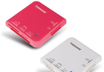 Компактный «картовод» Transcend М5 поддерживает все популярные типы карт флэш-памяти без переходников